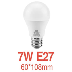 LED Bulb E27 E14 Lamp 3W 5W 7W 9W 12W 15W 18W LED Light