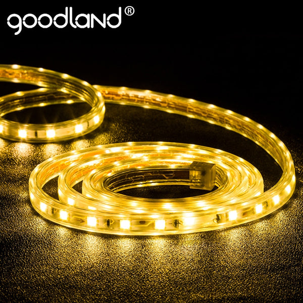 Goodland LED Strip Light AC 220V SMD 5050 Flexible LED