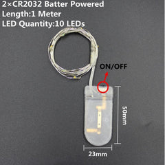 1/2/5/10M Copper Wire LED String Lights Holiday lighting