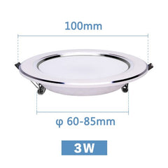 LED Downlight 3W 5W 7W 9W 12W 15W Round Recessed Lamp