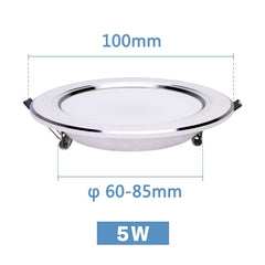 LED Downlight 3W 5W 7W 9W 12W 15W Round Recessed Lamp