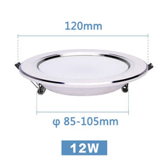 LED Downlight 3W 5W 7W 9W 12W 15W Round Recessed Lamp