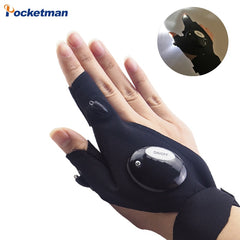 Repairing Finger Light Fishing Magic Strap Finger Glove LED Flashlight