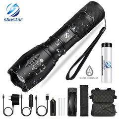 Led flashlight Ultra Bright torch T6/L2/V6 Camping light