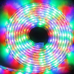 SMD 5050 AC 220V LED Strip White Outdoor Waterproof